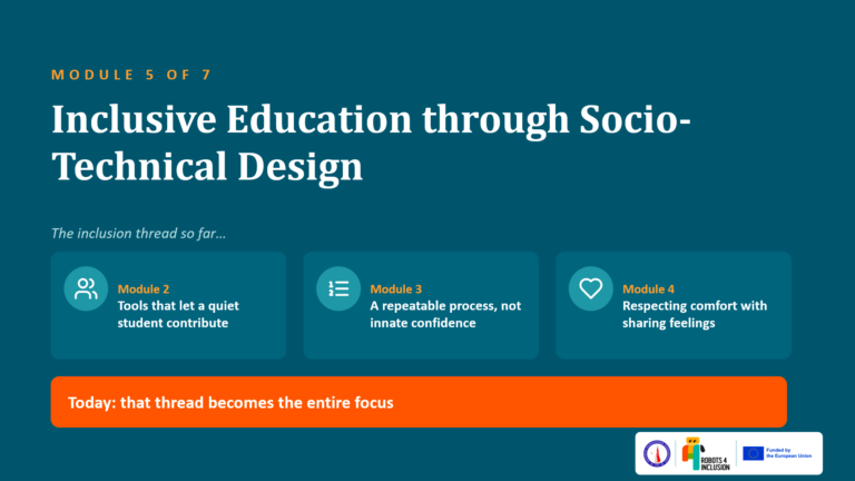 Inclusive Education through Socio-Technical Design